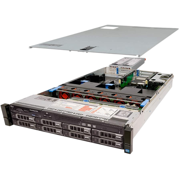 Servidor Dell PowerEdge R720, Processador Intel Xeon OctaCore