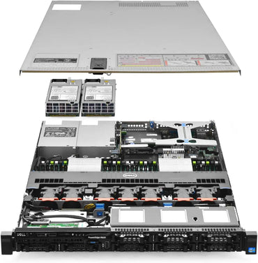 Servidor Dell PowerEdge R620, Processador Intel Xeon Six Core